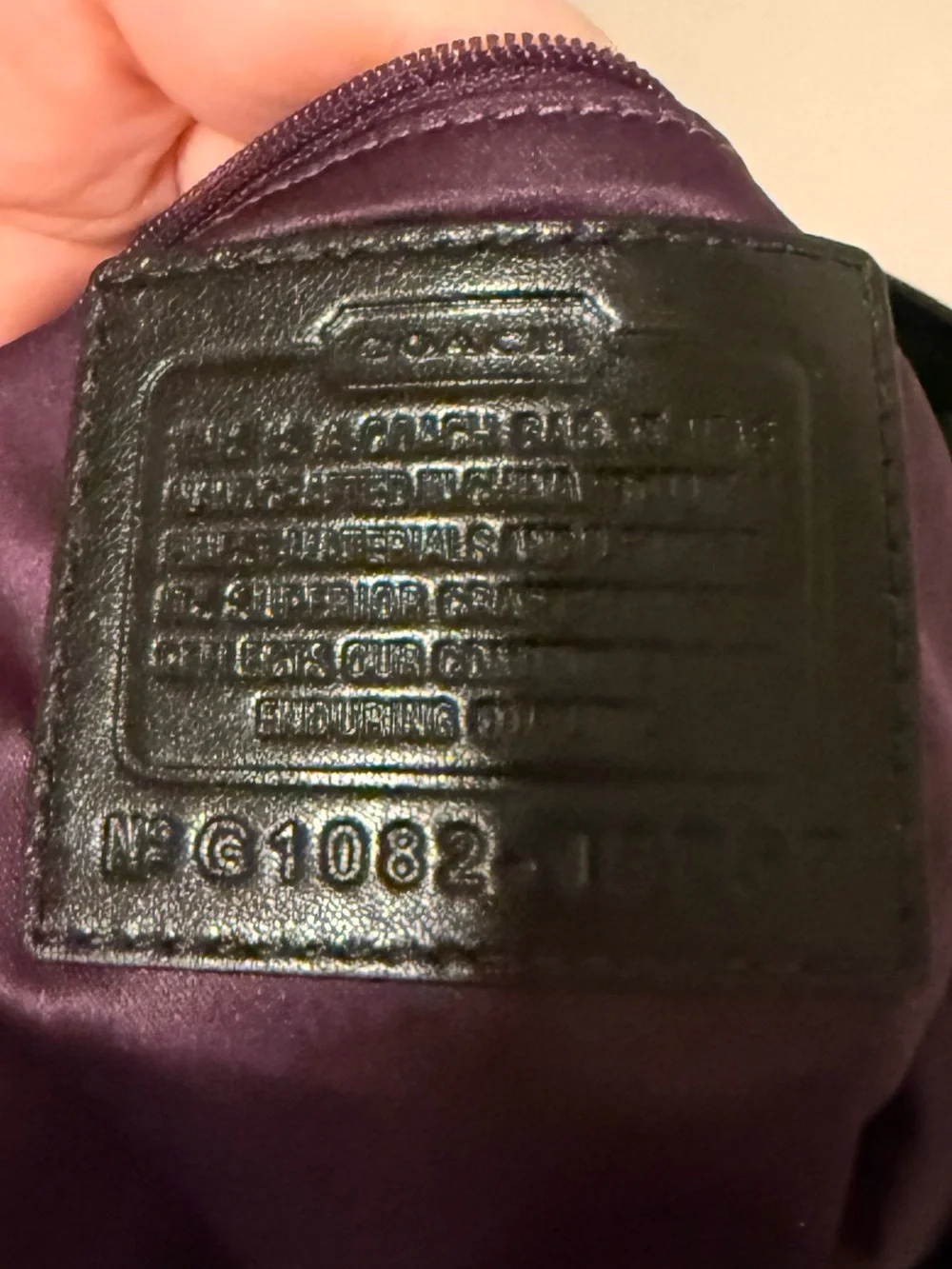 Coach Black Kristin Hobo Bag